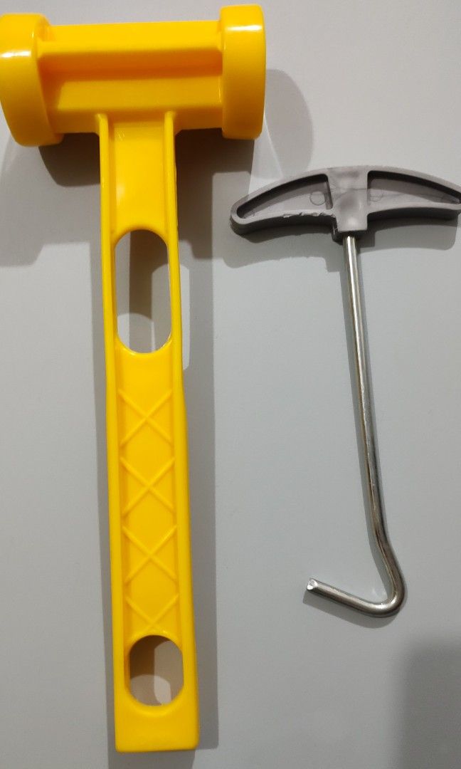 Camping Accessories Tent Canopy Awning Stakes Pegs Hammer Puller (Category: Hiking & Camping) located in Mandaluyong City. Submitted by stockoverflow (Listing ID 1341905549, Image 3). Description: Camping accessories 10 pcs stakes Hammer Puller Never been used, this is an extra set tags: tents camping carcamping picnic hiking climbing trekking.