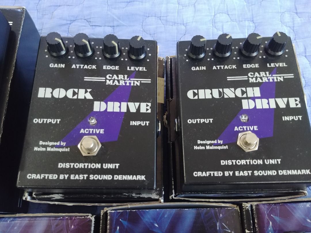 Carl Martin Rock Drive (Category: Musical Instruments) located in Muntinlupa City. Submitted by dilim (Listing ID 1417112283, Image 2). Description: Carl Martin Rock Drive Classic distortion crafted by East Sound Denmark Features controls for Gain, Attack, Edge, and Level Designed by Holm Malmquist.