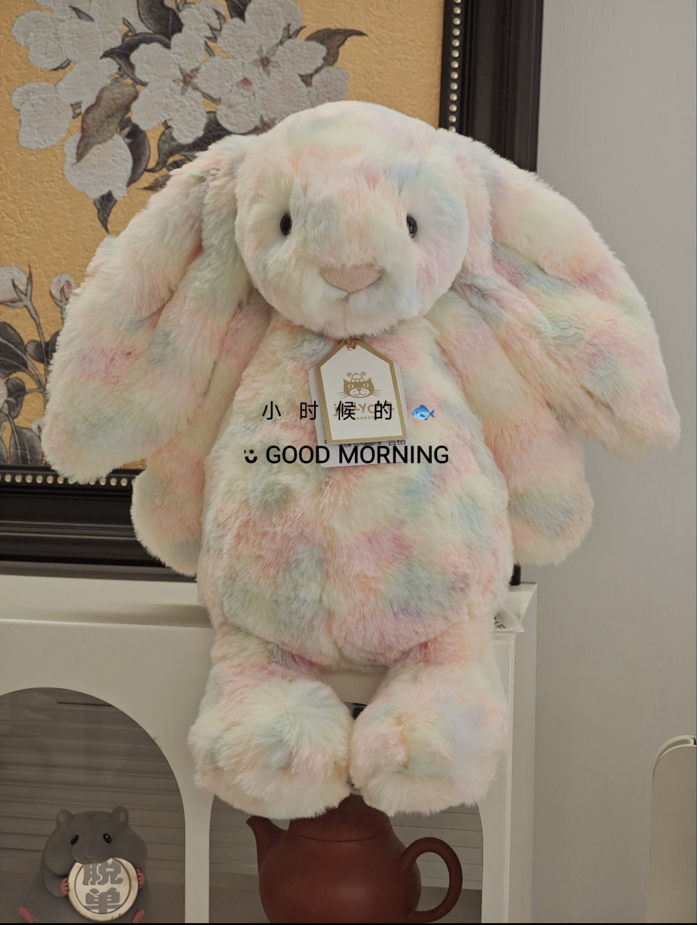 [China Exclusive] Jellycat Lazulia Luxe Pastel Bashful Bunny, Hobbies ...