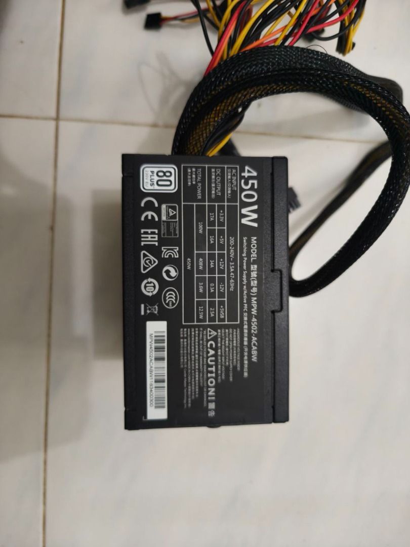 Cooler Master MWE 450W 80+ Power Supply444007194412328962