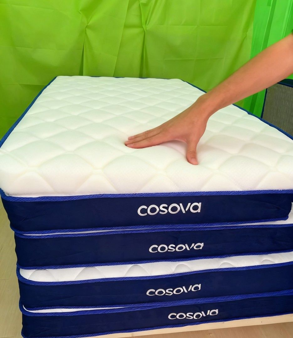 COSOVA premium Mattress (Category: Bed Frames & Mattresses) located in Tanza. Submitted by mheanne_111711 (Listing ID 1417074241, Image 1). Description: Hotel quality Mattress combination of memory foam and spring coil try our best selling Cosova Mattress in the Market today✨ ✅Same-day delivery ✅free shipping ✅COD ✅direct warehouse for inquiries pls call: 0975-793-2004.