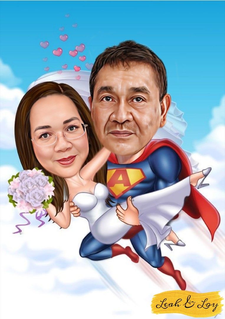 Custom Caricature Portrait (Caticature Editing) (Category: Community) located in Bacoor. Submitted by acm.cm (Listing ID 1417172850, Image 1). Description: caricature editing (soft file).