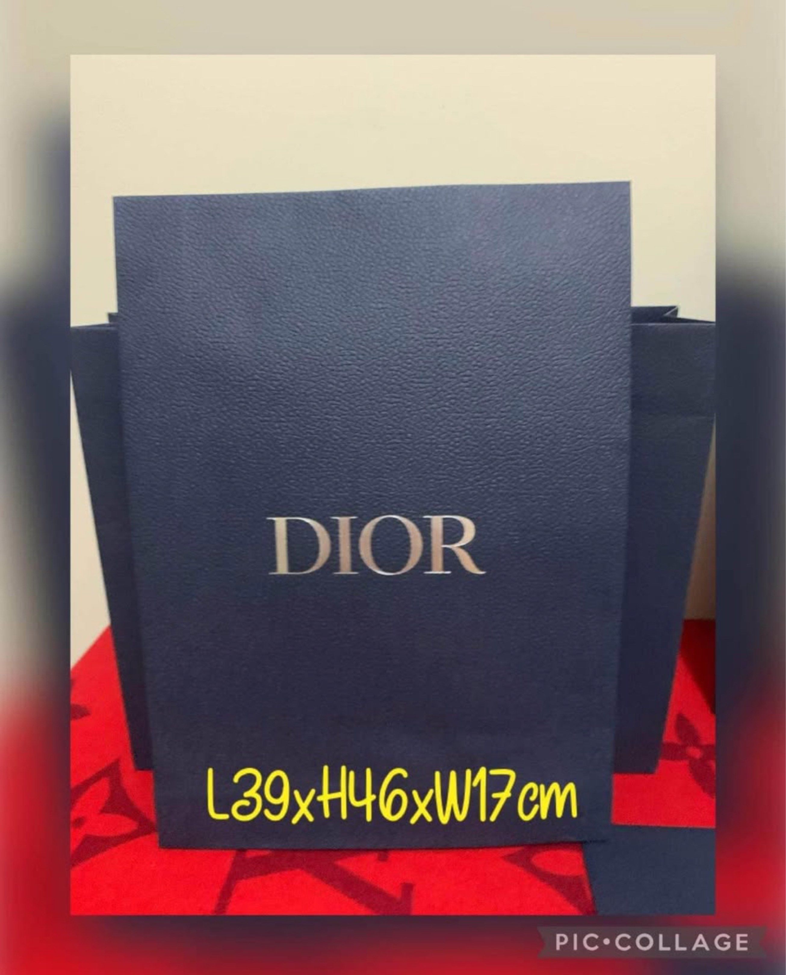 Dior paperbag (Category: Luxury Accessories) located in Manila. Submitted by murafinds26 (Listing ID 1417211554, Image 2). Description: ———₱800 up depends on size ——- ——TAKE ALL ACCEPTED———- Guaranteed authentic or money back if proven fake. .