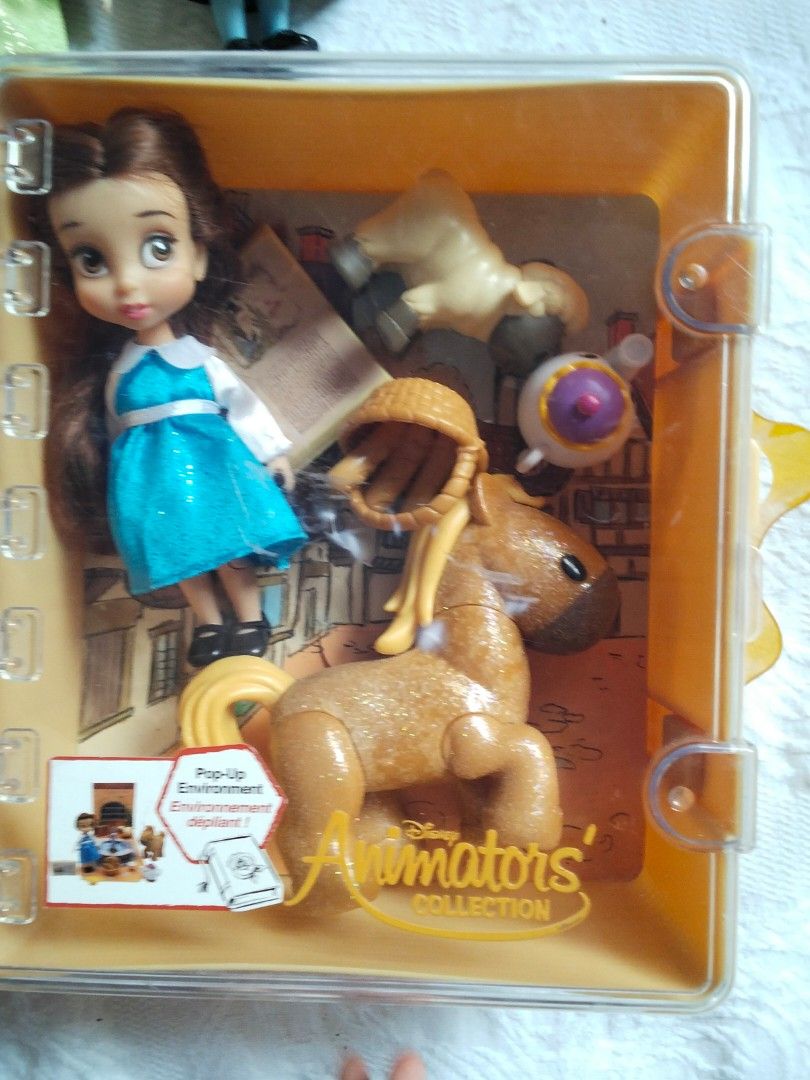 Disney mini animator Belle playset (Category: Designer & Blind Box Toys) located in Goa. Submitted by liz1104 (Listing ID 1417207816, Image 2). Description: with pop up environment Alice not included. missing chip, he's hiding in the cupboards 😅 Got this as pre-owned item - not brand new, expect sign of use. WYSIWYG mop: gcash FIRST TO PAY POLICY courier: j&T express.