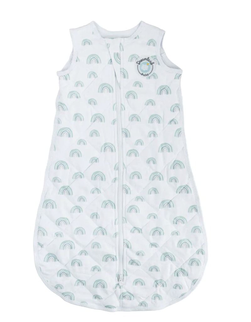 Dreamland Baby Sleep Sack (Category: Babies & Kids Fashion) located in Manila. Submitted by theeditmarket (Listing ID 1417063572, Image 1). Description: - Dreamland Baby sleep sack - Rainbow pattern - Full-length zipper for easy access - Sleeveless design - Quilted fabric - Dreamland Baby logo visible SRP 3,900.