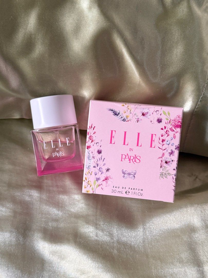 Elle in Paris 30ml Perfume (Category: Fragrance & Deodorants) located in Camalig. Submitted by patdeclutters (Listing ID 1417214056, Image 2). Description: Elle in Paris Eau de Parfum 30ml bottle The Fragrance: Romantic and feminine, ELLE in Paris embodies the playful energy that is achieved by its fresh and delicate fruity floral notes. A combination of romantic, fruity, floral notes of Raspberry & Rose, enveloped with the contrasting sensual no