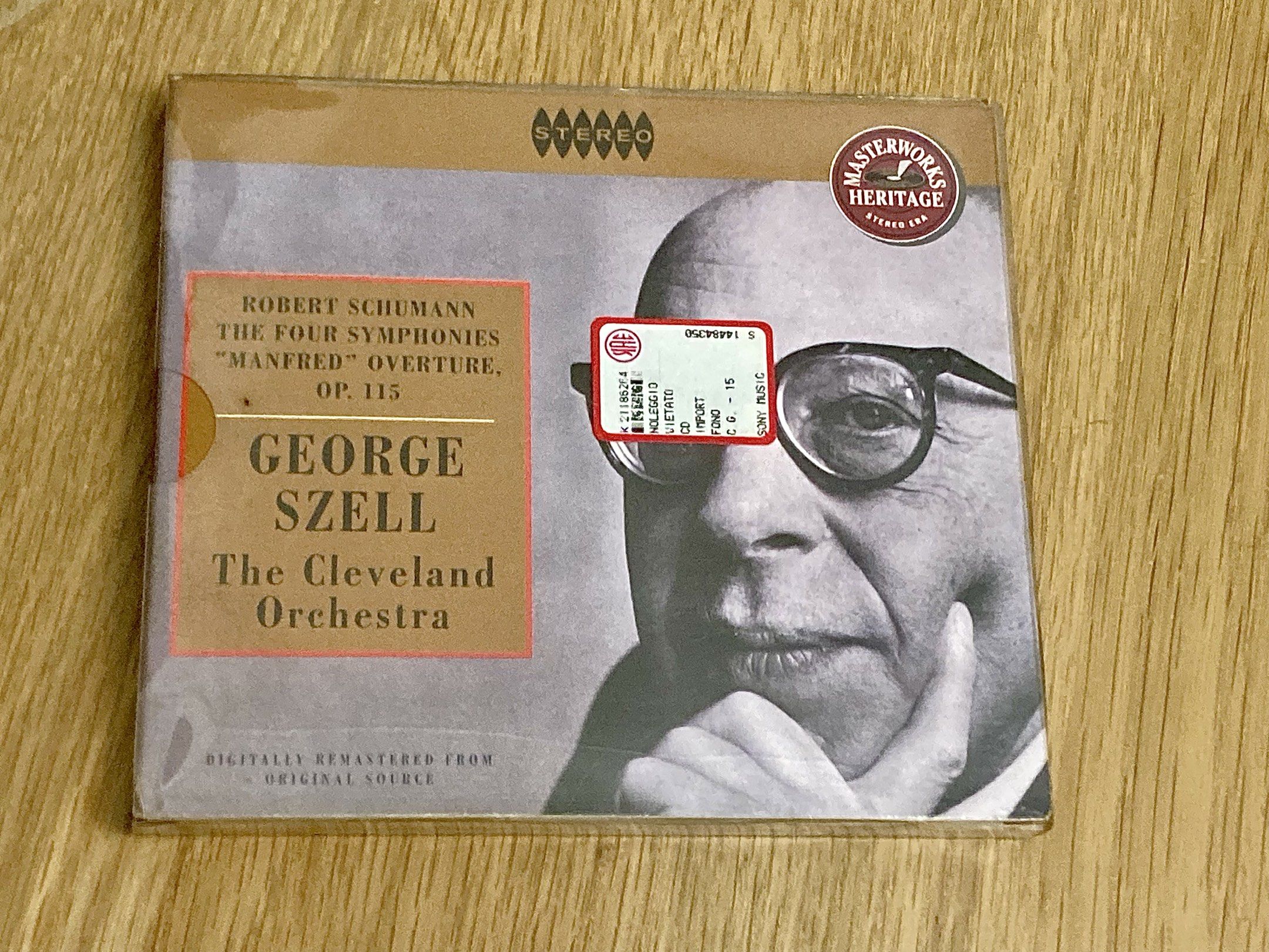 新販売 米 GEORGE SZELL/SCHUMANN: SYMPHONY NO. 1 IN B FLAT MAJOR 