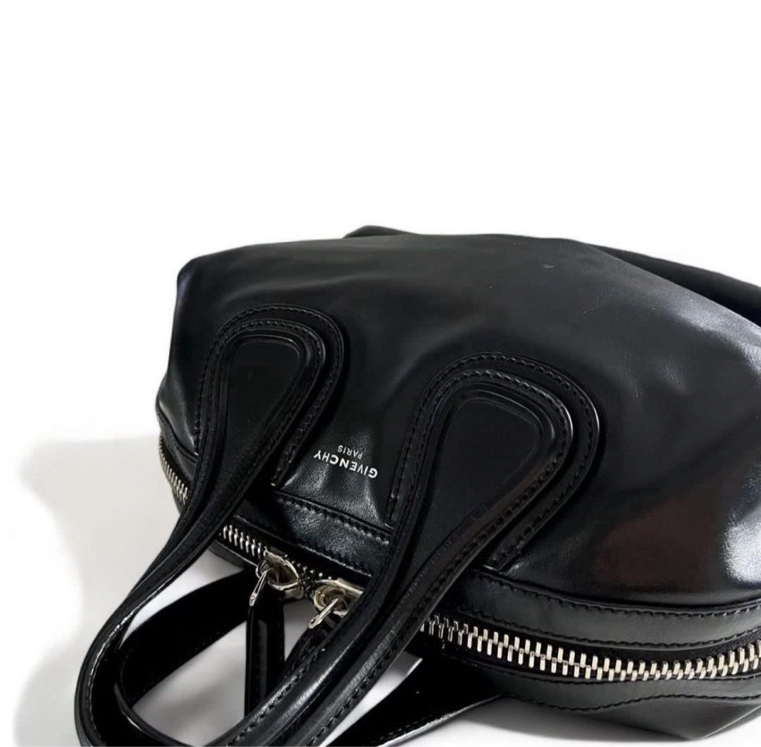 GIVENCHY - Medium Calf Skin Nightingale (Category: Luxury Bags & Wallets) located in Davao. Submitted by allthisandmore (Listing ID 1417045442, Image 3). Description: Inclusions: Dust Bag & Strap Details: Top-handle satchel with detachable shoulder strap.