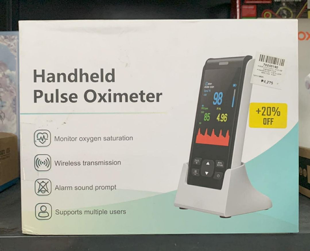 HANDHELD PULSE OXIMETER (Category: Medical Supplies & Tools) located in Manila. Submitted by apptradetrading (Listing ID 1417056644, Image 1). Description: .