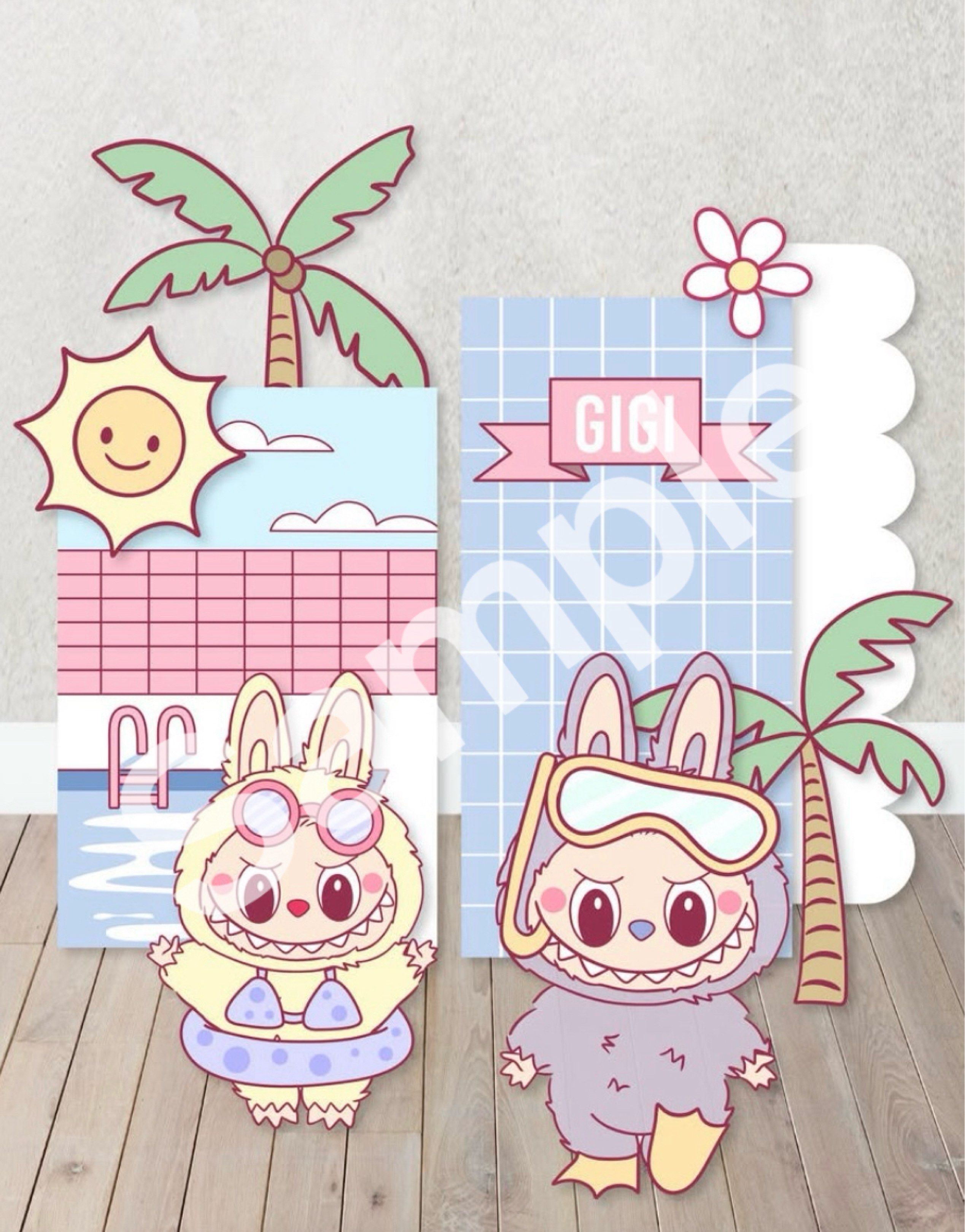 Backdrop (Category: Handmade Craft) located in Singapore. Submitted by awissa (Listing ID 1417192158, Image 1). Description: Adorable backdrop design. Perfect for decorating your party. Each cutout is carefully design with vibrant colors and intricate details. Great for adding a touch of cuteness to any space! This is for the digital file only, where you can print or I can help you to print on foam board. Add some balloons and you are ready to ro