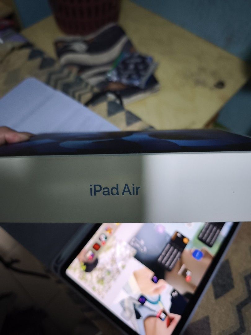 IPAD AIR (5th GEN) 64GB WIFI (Category: iPad) located in Cebu City. Submitted by lilsachiclosetph (Listing ID 1417169231, Image 2). Description: bought last year October in all good condition inclusion: cover, pen, mouse and keyboard,charger,box bought in kimstoreph (please check photo for reference) updated to latest OS rfs: upgrade for work.