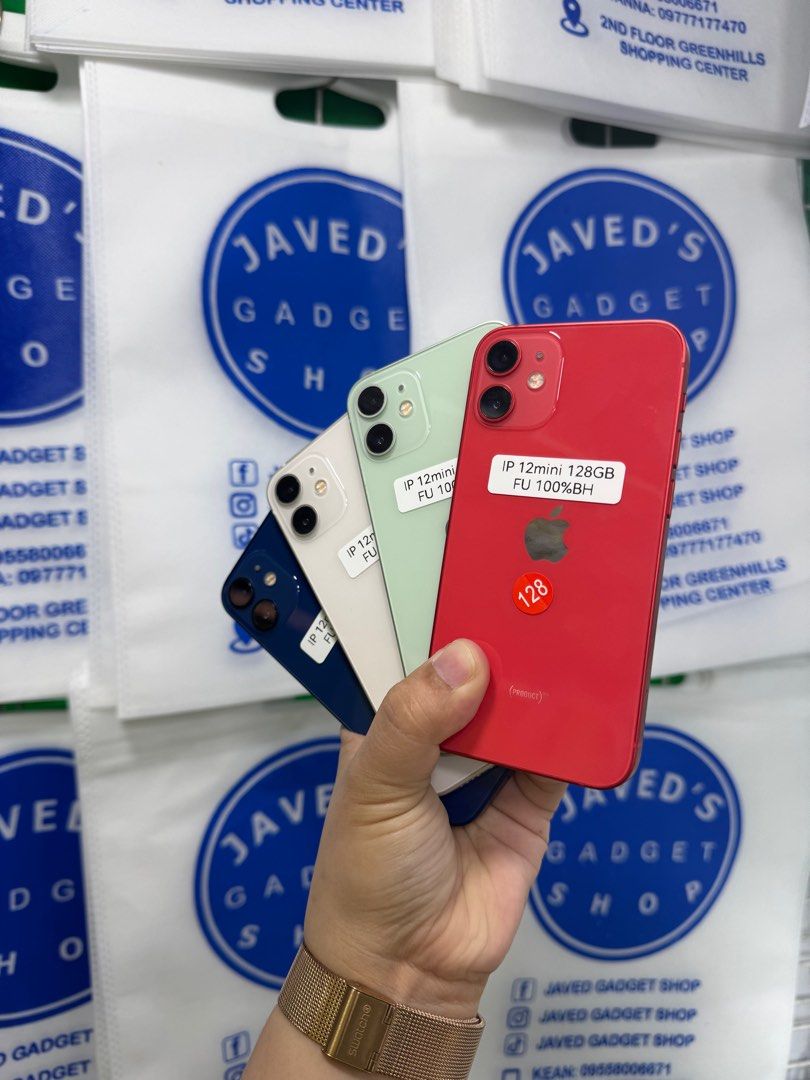 Iphone 12 Mini 128gb 100% batt FU No issue (Category: iPhone 12 Series) located in San Juan City. Submitted by javedsgadgetshop (Listing ID 1417042073, Image 3). Description: INSTALLMENT OPTIONS : SPAY LATER / GGIVES / CREDIT CARD! WE BUY AND SELL SO PWEDE MAGBINTA OR SWAP ! Quick Specs : 💵 Iphone 12mini •128gb •NTC Variant •100% batt health •Factory Unlock •98% Smoothness •No hidden issue | No Repaired •100% Authentic | Not Refurbished •w/ OEM 