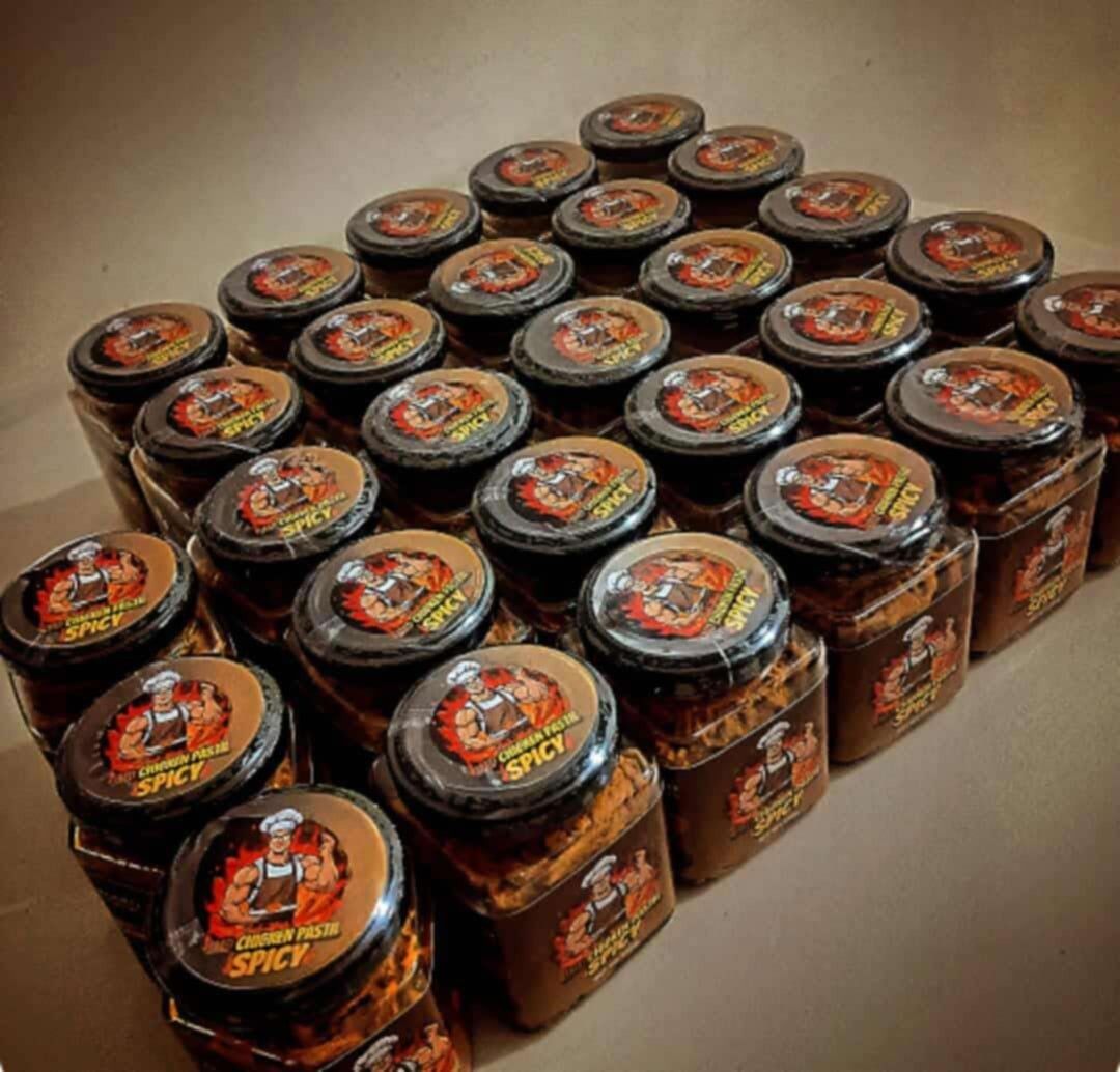 JMD Chicken Pastil - Various Flavors (Category: Packaged & Instant Food) located in Angeles City. Submitted by kmangalindan_ (Listing ID 1417179684, Image 3). Description: JMD Chicken Pastil, a delicious and flavorful condiment. Available flavors include Original Spicy, Beef Pastil, Honey BBQ, Salted Egg, Bicol Express, Biryani, and Adobo. Made with 100% chicken and no added preservatives. Perfect to pair with your favorite dishes. Get yours now!