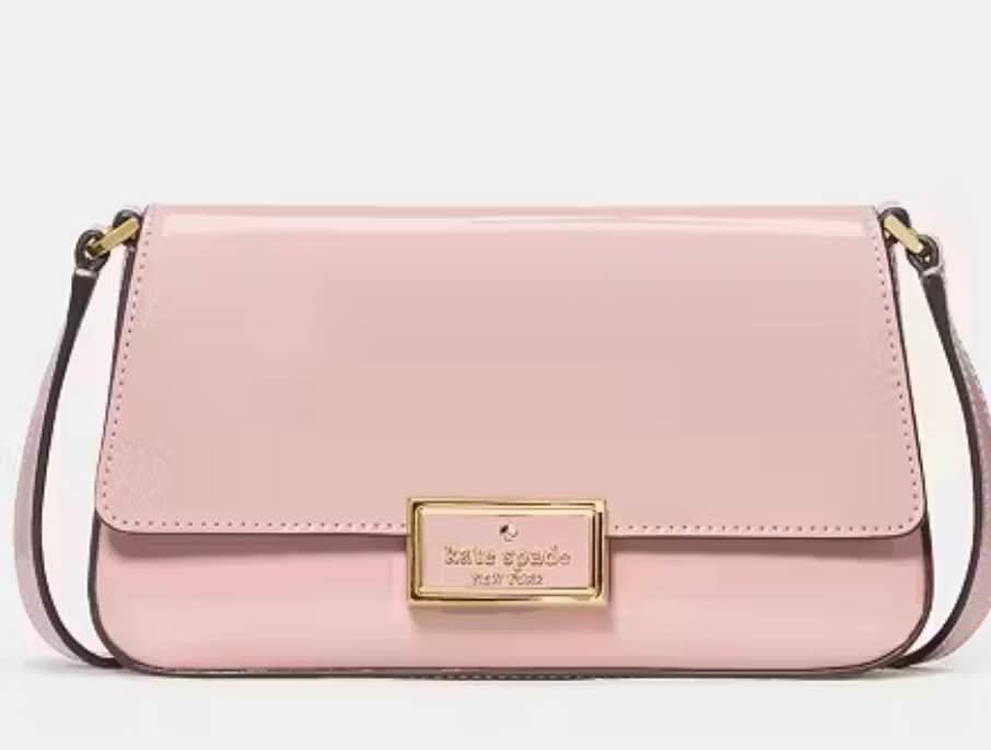 Kate Spade Pink Bag (Category: Luxury Bags & Wallets) located in Antipolo. Submitted by hgarchitorena (Listing ID 1417068636, Image 3). Description: - Brand new Kate Spade New York bag - Beautiful pink color - Gold-tone rectangular clasp with Kate Spade New York branding - Includes a detachable strap - Comes with original tag - Bought in the US .
