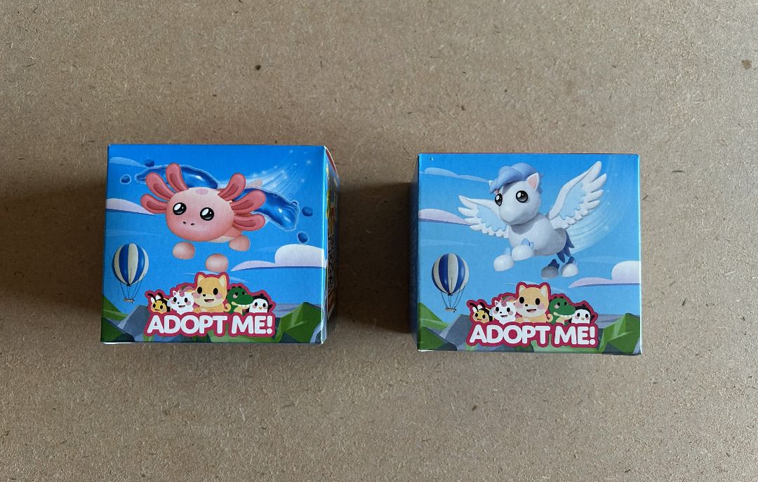 Mcdo Happy Meal Adopt Me Toys (Category: Designer & Blind Box Toys) located in Binan City. Submitted by impulsebuyer12 (Listing ID 1417137146, Image 1). Description: Released in the Philippines November 2025 Available toys are Flying Axolotl and Winged Horse Selling at Php 100 each.