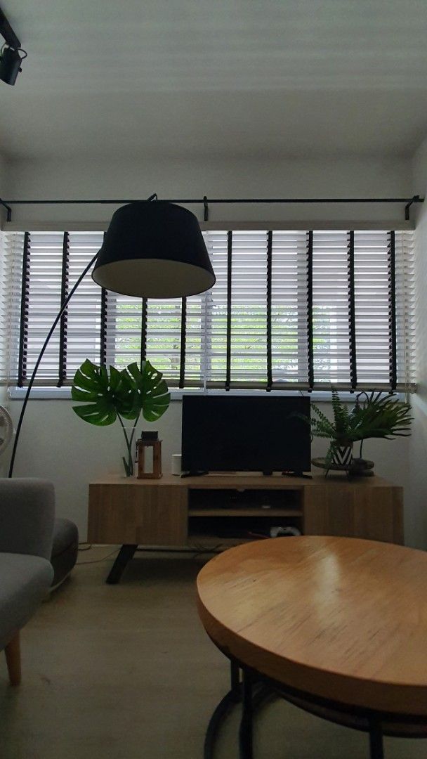 TV console (Category: TV Consoles) located in Singapore. Submitted by deeyun88 (Listing ID 1417194021, Image 1). Description: Selling a modern wooden TV console in very good condition. Minimalist and stylish design, suitable for living room or bedroom. Bought the TV console from Castlery. .