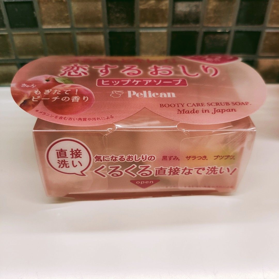 Pelican Soap Koi-Suru Oshiri Hip Care Soap 80g (Category: Bath) located in Singapore. Submitted by nofrillsfactoryoutlet (Listing ID 1417134573, Image 8). Description: 100% Authentic and Brand New Sealed in Box, Direct Import from Japan ! ⭐Brand : Pelican Soap ⭐Type : Koi-Suru Oshiri Hip Care Soap 80g ⭐Made in Japan ⭐Meet Up: Kadaloor LRT / Punggol MRT ⭐Postage : Smartpac to letterbox Pelican Soap Koi-Suru Oshiri (Love Your Hips) Hip Care Soap is