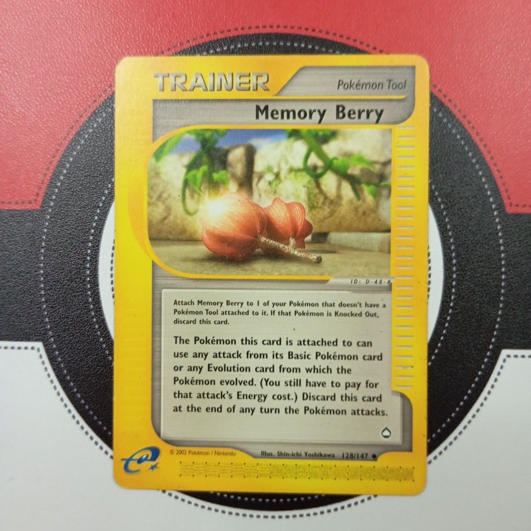 Pokemon TCG - Memory Berry 128/147 - Aquapolis (UnCommon), Hobbies ...