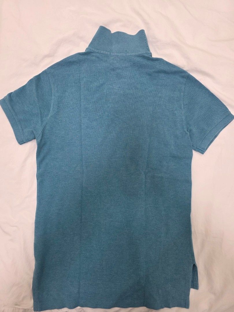 Polo Ralph Lauren Small (Original) (Category: Tshirts & Polo Shirts ) located in Quezon City. Submitted by Kagulo (Listing ID 1417118334, Image 3). Description: Original Polo Ralph Lauren t-shirt for men color: bluish green / teal purchased abroad for 6,000 php size: Small - custom fit please reach out to 0917 795 8629 if interested meet up around robinsons magnolia or santolan town plaza area or delivery care of buyer reason for selling is the s