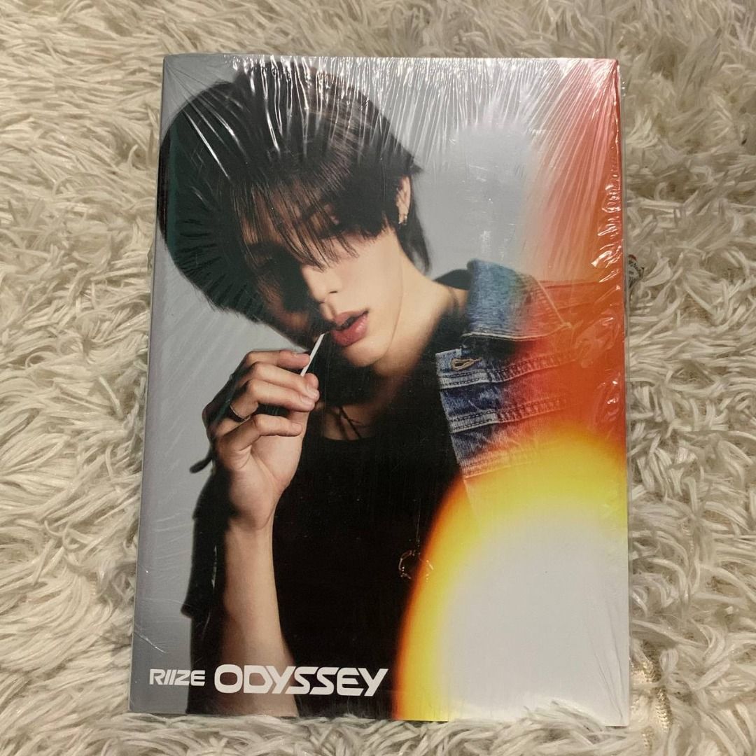RIIZE Odyssey Album SEALED (Category: CDs & DVDs) located in Quezon City. Submitted by haneulwiro (Listing ID 1417192713, Image 1). Description: - Sealed RIIZE Odyssey album - Features a member's photo on the cover - Brand new, still in original plastic wrap - Album title clearly visible - Perfect for RIIZE collectors!.