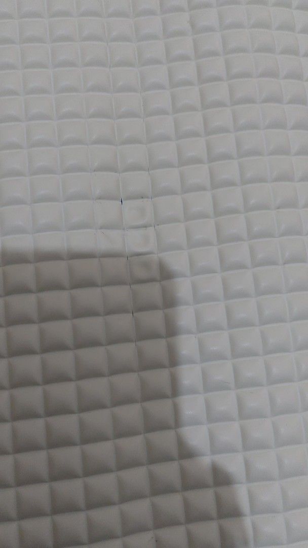 Rubber Changing Pad (Category: Changing Mats & Accessories) located in Quezon City. Submitted by gracelynmarie (Listing ID 1417163171, Image 2). Description: Rubber Changing Pad - Soft and padded - Waterproof - Light color - Brand: Baby World - Size: 45 x 60 cm Loc: Cubao, QC Mop: Gcash Sf: c/o buyer (grab or lalamove only).