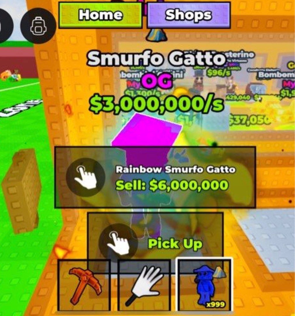 Selling Smurf cat in break a lucky block 2 for $0.20, Video Gaming, Video  Games, Others on Carousell