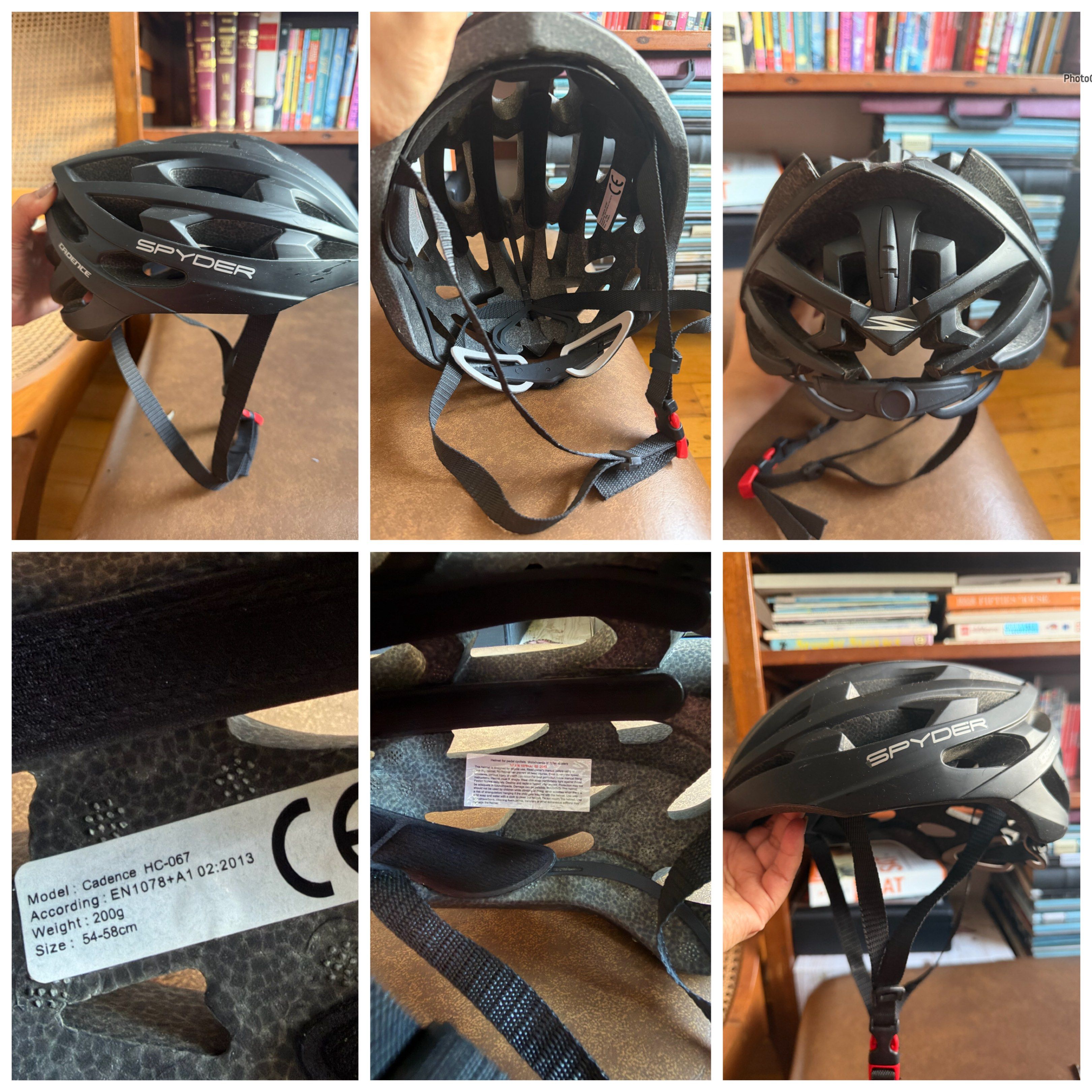 Spyder Cadence HC-067 Helmet (Category: Bicycles) located in Paranaque City. Submitted by crew08 (Listing ID 1417173391, Image 1). Description: Designed with an aerodynamic shell, deep channel vents and ultra-lightweight shell. With mega flow cooling effect.