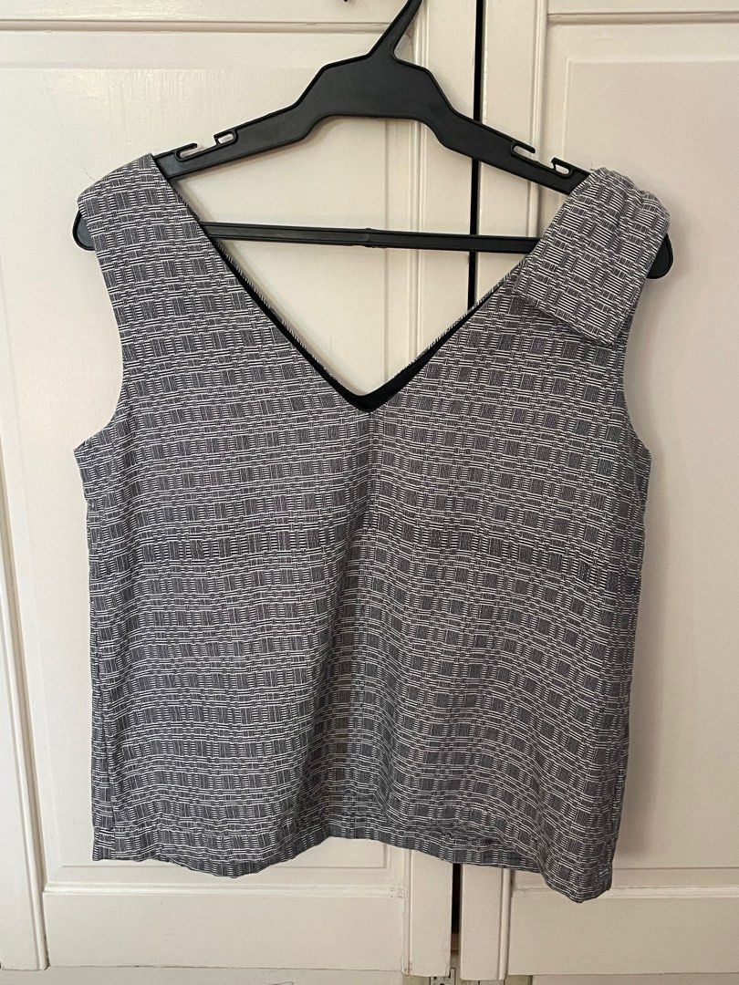 Style Ana Binakol Weave Sleeveless Top (Category: Blouses) located in Mandaluyong City. Submitted by mextran (Listing ID 1417117225, Image 2). Description: Size L Width 18” Used few times only Payment: Metrobank, Maya, BPI, Gcash Shipping fee c/o buyer: Gogo Express, Lalamove/Grab booked by buyer Location: Mandaluyong near SNR Shaw .