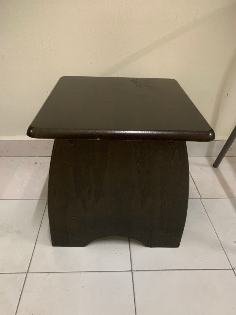 Table (Category: Tables & Sets) located in Petaling Jaya. Submitted by ennkayy (Listing ID 1417178062, Image 3). Description: Low Table 17inches x 17inches x 17inches.