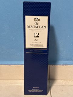 Macallan Double Cask 12 Year Old, American & European Oak Sherry Cask, 40% whisky bottle