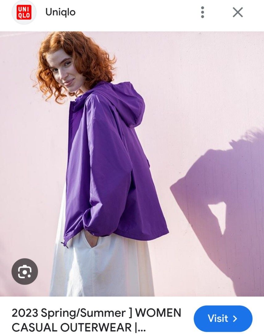 UNIQLO UV Protection Pocketable Parka (Category: Coats, Jackets and Outerwear) located in Basista. Submitted by purpleens_shop (Listing ID 1417169862, Image 2). Description: .