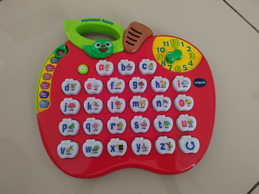 VTech Alphabet Apple Educational Toy 8 in 1, Babies & Kids, Infant ...