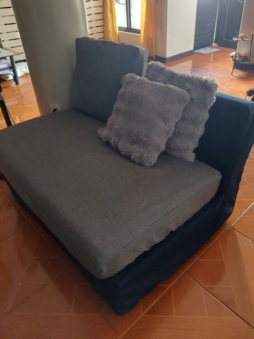 White and Brown Sofa from Condo (Category: Sofas) located in Paranaque City. Submitted by erick_e (Listing ID 1417105726, Image 2). Description: Pic 1-6 1pc 2Seater White inside Sofa -with brand new tailored Covers included -prev owned at Condominium -5yrs Used with pillows -magaan Pic 4,7,8 1pc L shaped Brown Sofa -2 seater Each from condominium Azure -with flaws but manageable -5yrs used with pillows -purchased at Sm Mall Hypermarket -Both Rfs 