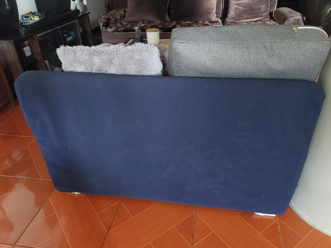 White and Brown Sofa from Condo (Category: Sofas) located in Paranaque City. Submitted by erick_e (Listing ID 1417105726, Image 3). Description: Pic 1-6 1pc 2Seater White inside Sofa -with brand new tailored Covers included -prev owned at Condominium -5yrs Used with pillows -magaan Pic 4,7,8 1pc L shaped Brown Sofa -2 seater Each from condominium Azure -with flaws but manageable -5yrs used with pillows -purchased at Sm Mall Hypermarket -Both Rfs 