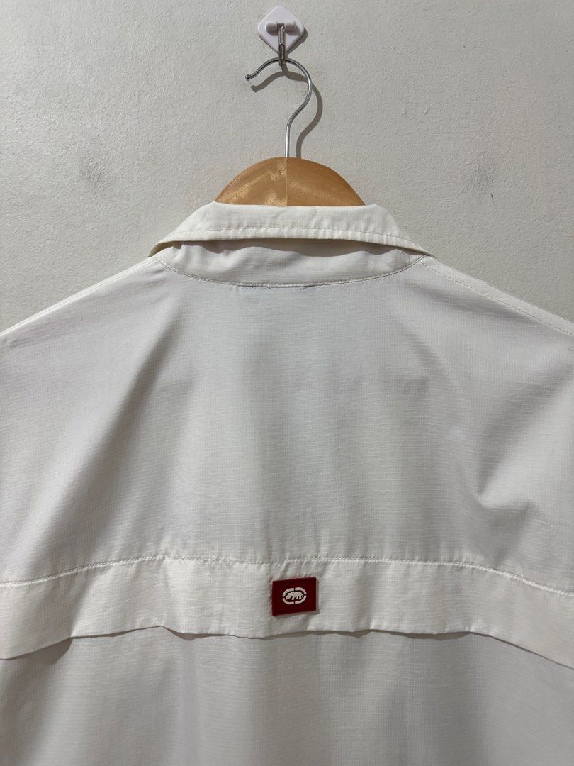 Y2K Ecko Unltd Zip Up Nylon Polo (Category: Formal Shirts) located in Meycauayan. Submitted by itstimothrifts (Listing ID 1417092236, Image 3). Description: Y2K Ecko Unltd Zip Up Nylon Polo Excellent Condition No flaws Size 3 on tag XL W 23 L 29.