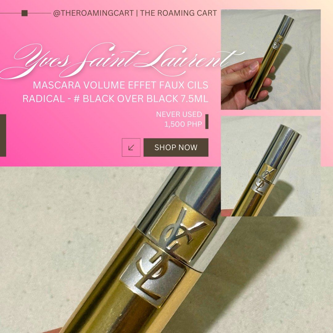 YSL Mascara (Category: Makeup) located in Manila. Submitted by marieb_ (Listing ID 1417172678, Image 2). Description: .