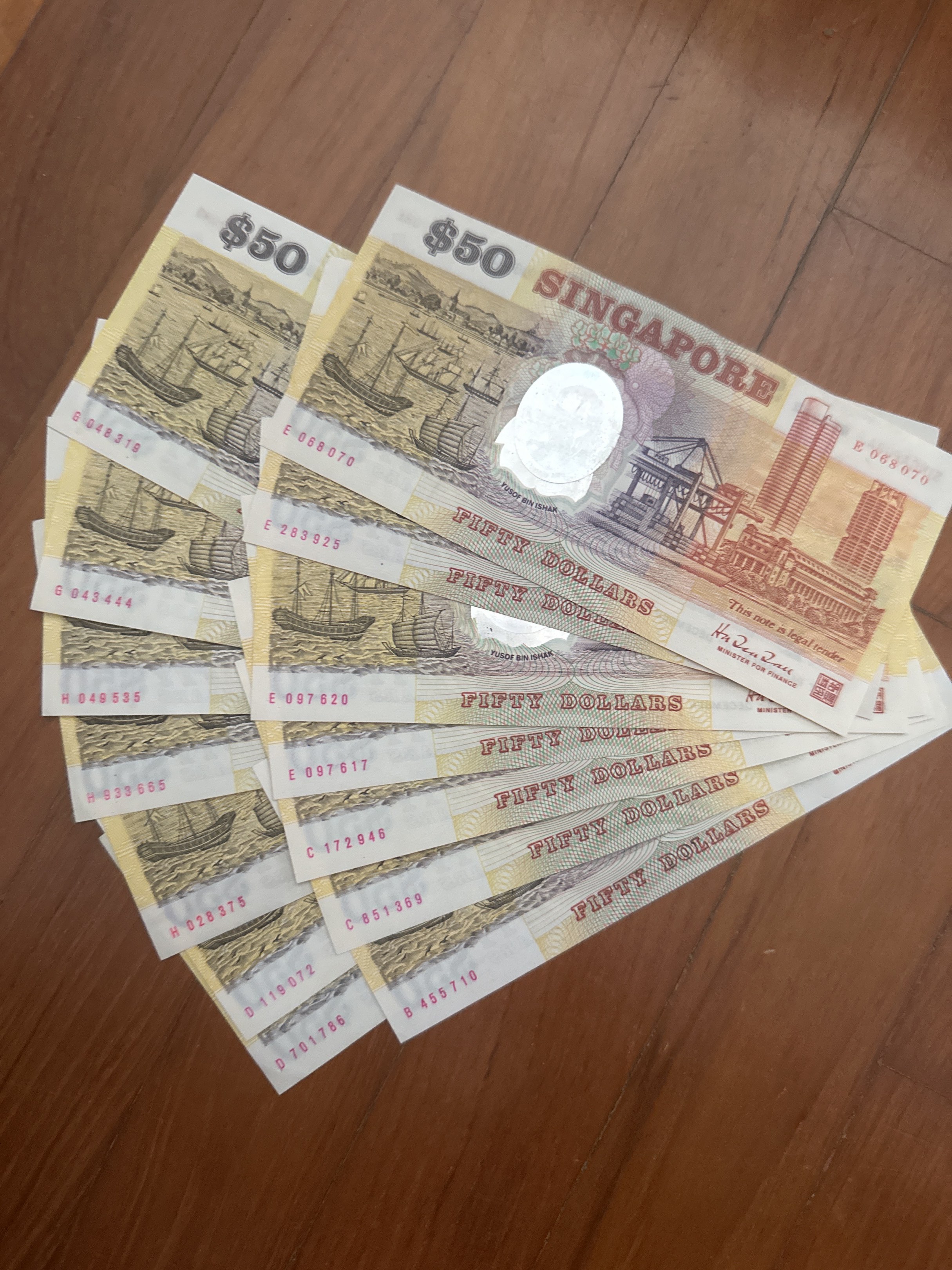 $50 commemorative polymer banknotes from the 