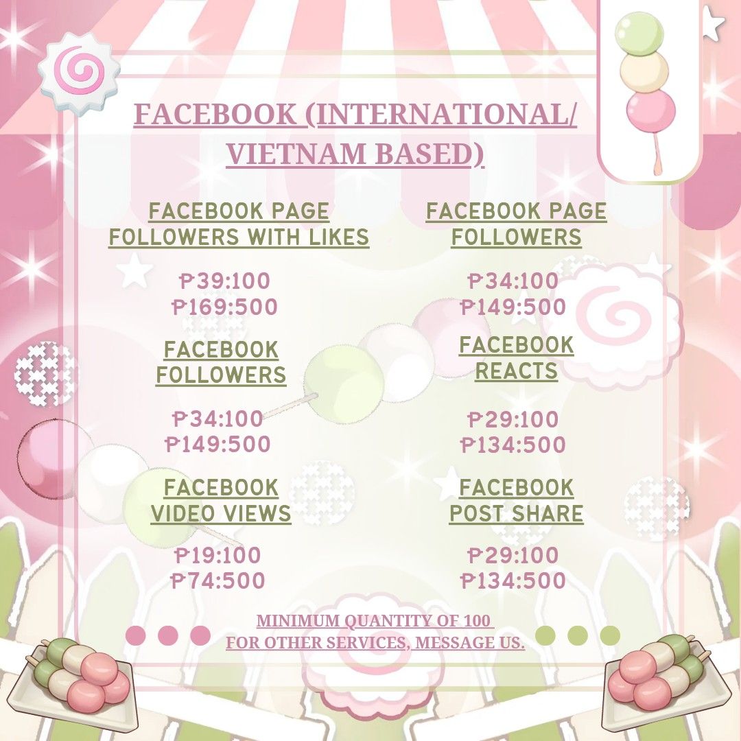 ⛩️ BOOSTING BOOST FACEBOÖK (Category: Game Gift Cards & Accounts) located in Caloocan City. Submitted by medishoppee_ph (Listing ID 1417278735, Image 1). Description: ⸝⸝ FAQs about boosting. ⑇ what is boosting? boosting, from the word itself, is increasing the number of likes, followers, and shares of a certain account or post in just a short period of time (minutes to hours/days). ⑇ is it safe? yes, this is safe. (1) account login details won't 