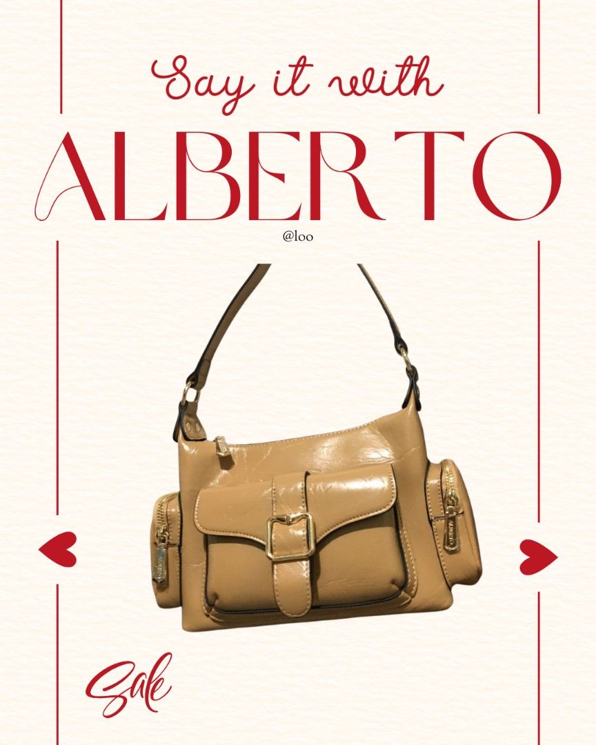 ALBERTO BAG (Category: Shoulder Bags) located in Tuguegarao City. Submitted by decluttwith_hs (Listing ID 1417347995, Image 1). Description: .