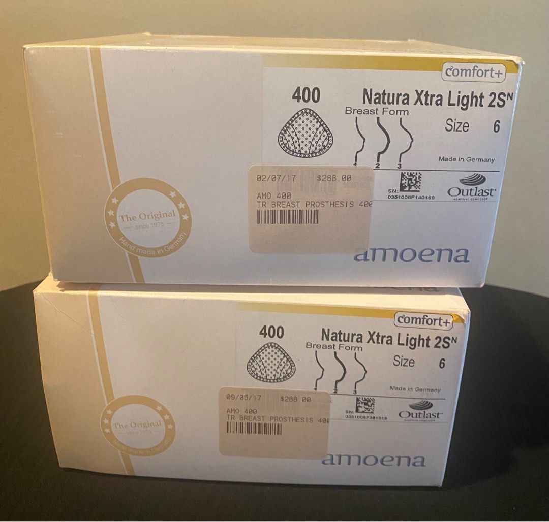 Amoena breast prosthesis (Category: Others Tops) located in Quezon City. Submitted by sunlaymac (Listing ID 1417226903, Image 3). Description: Breast prosthesis for breast cancer survivors . U.S brand Hardly used . Like new Size 6 P4k for both .