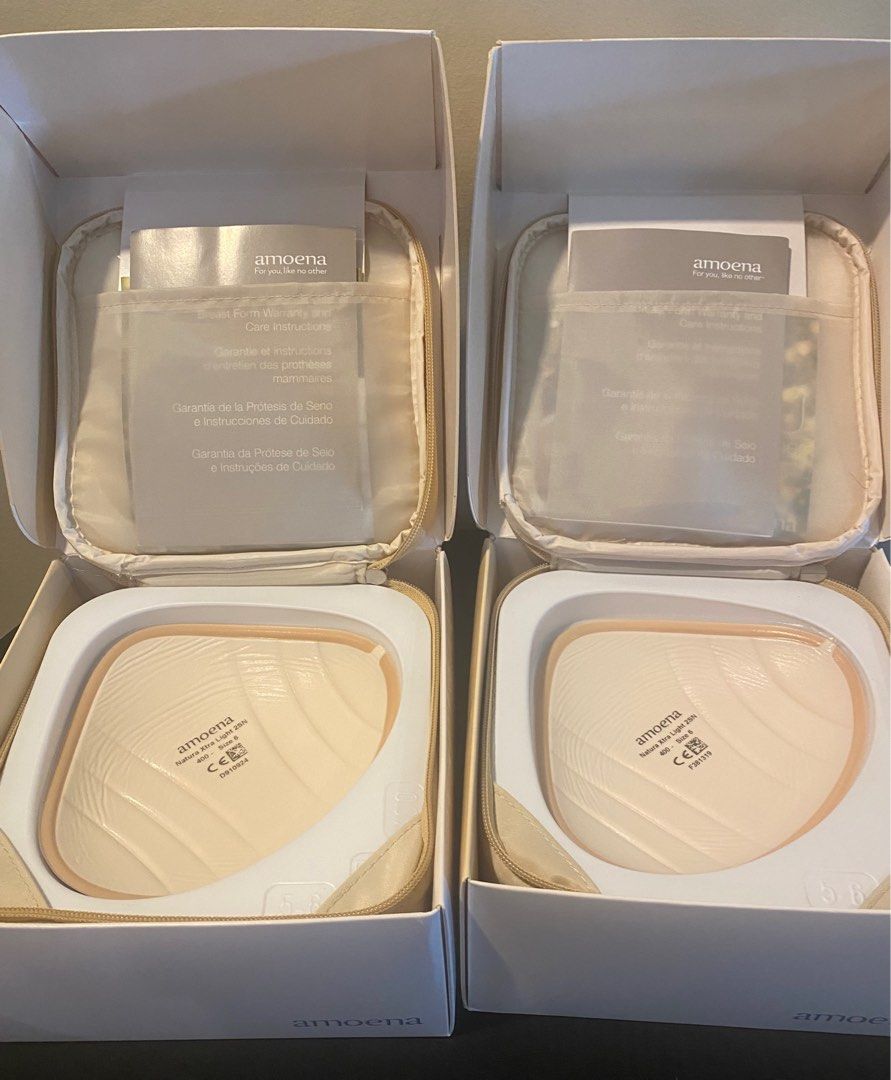 Amoena breast prosthesis (Category: Others Tops) located in Quezon City. Submitted by sunlaymac (Listing ID 1417226903, Image 1). Description: Breast prosthesis for breast cancer survivors . U.S brand Hardly used . Like new Size 6 P4k for both .