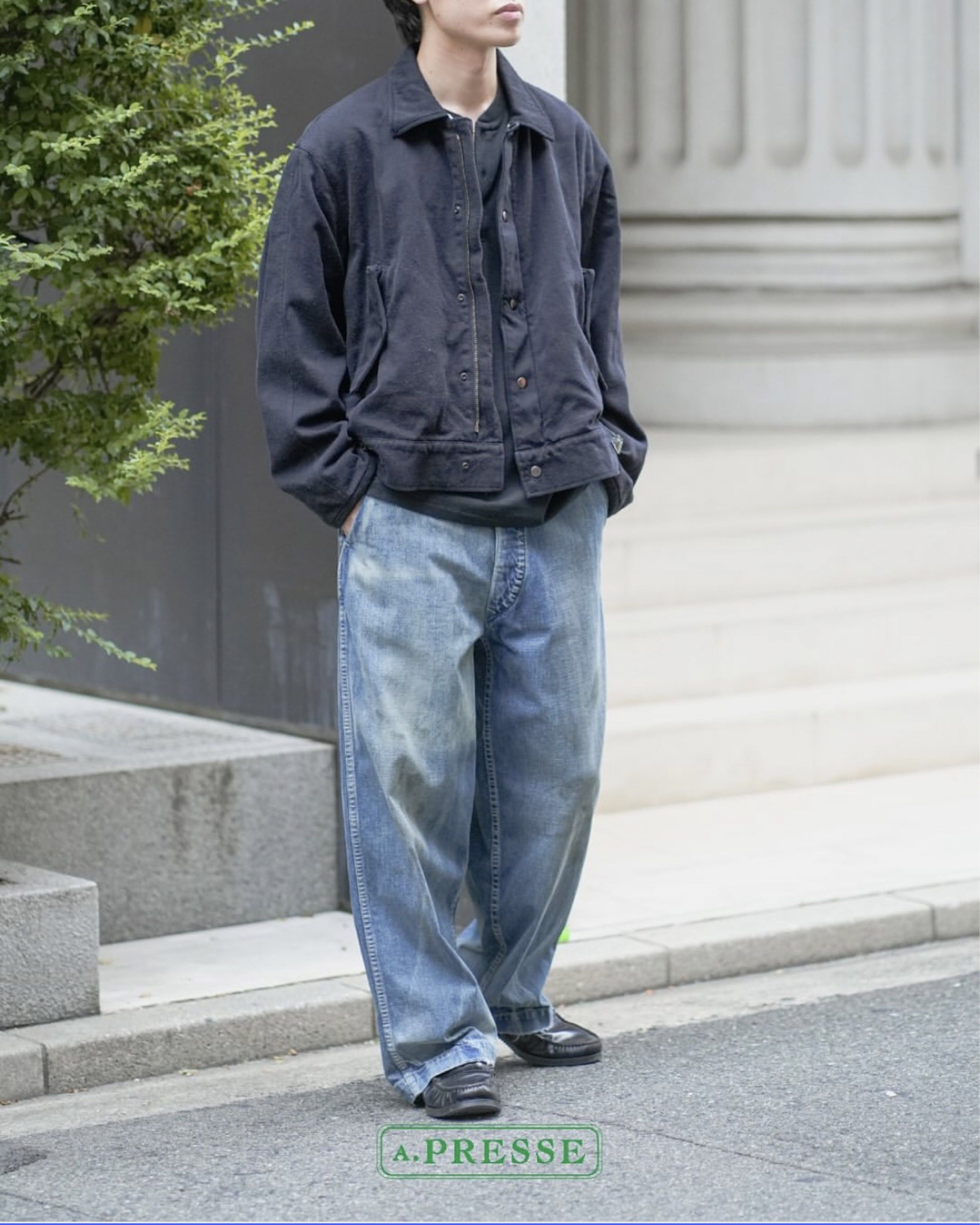 a.presse silk nep type A-1 jacket, 他的時尚, 外套、夾克、大衣在