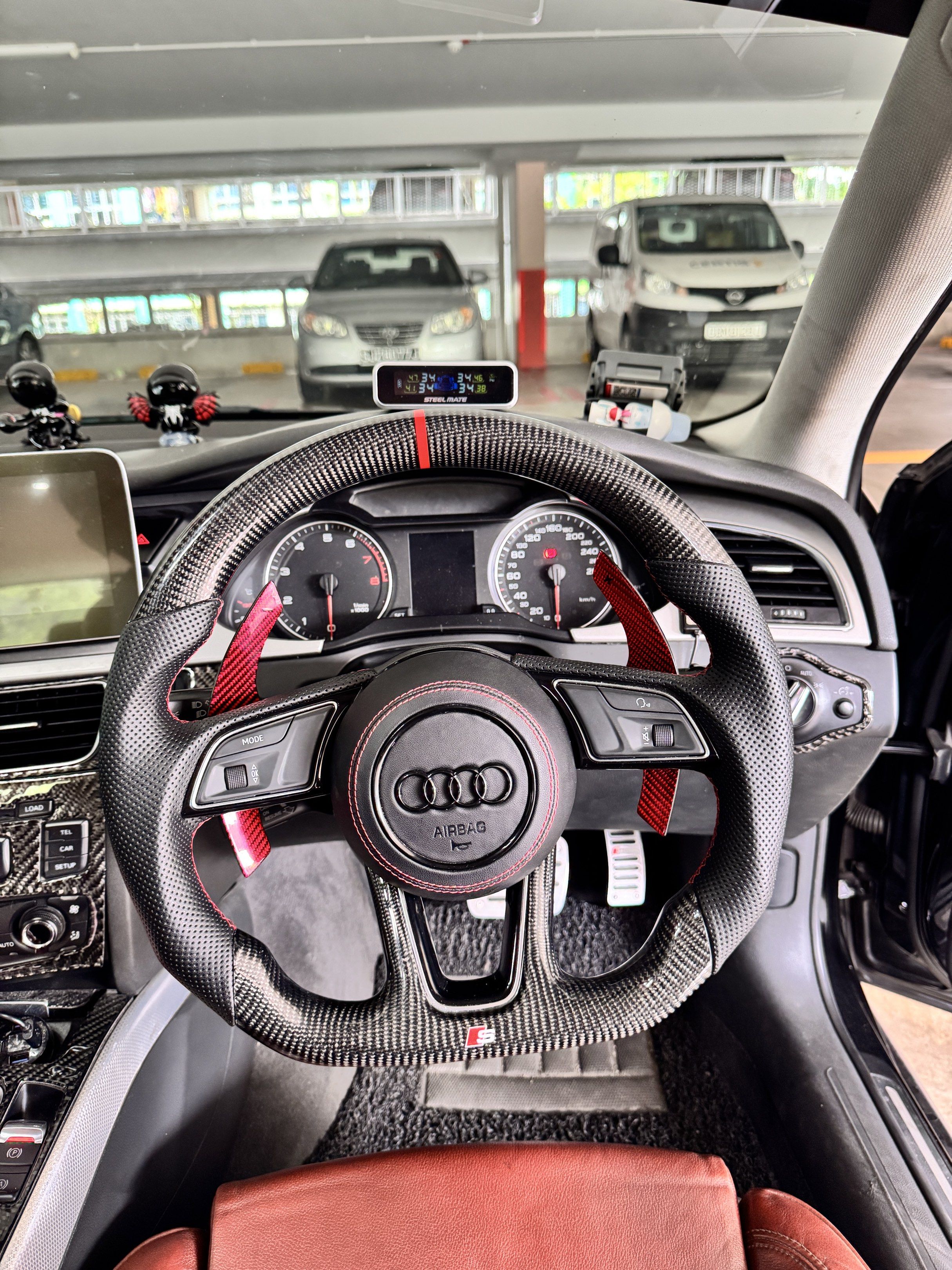 Audi A4 Avant 2.0 Audi Avant Auto (Category: Used Cars) located in Singapore. Submitted by rekted (Listing ID 1417223974, Image 3). Description: Car cames with: Supersprint exhaust with cert Customised air intake and pipings GFB DV+ K Sport Coilover CF rear diffuser CF side mirror CF steering Android player Lufi Gauge k04 hyrid turbo <1 year New rims and tyre <2 months Car wrapped <1 year Brembo 6pot Full receipt under my ownership. Wear and tear