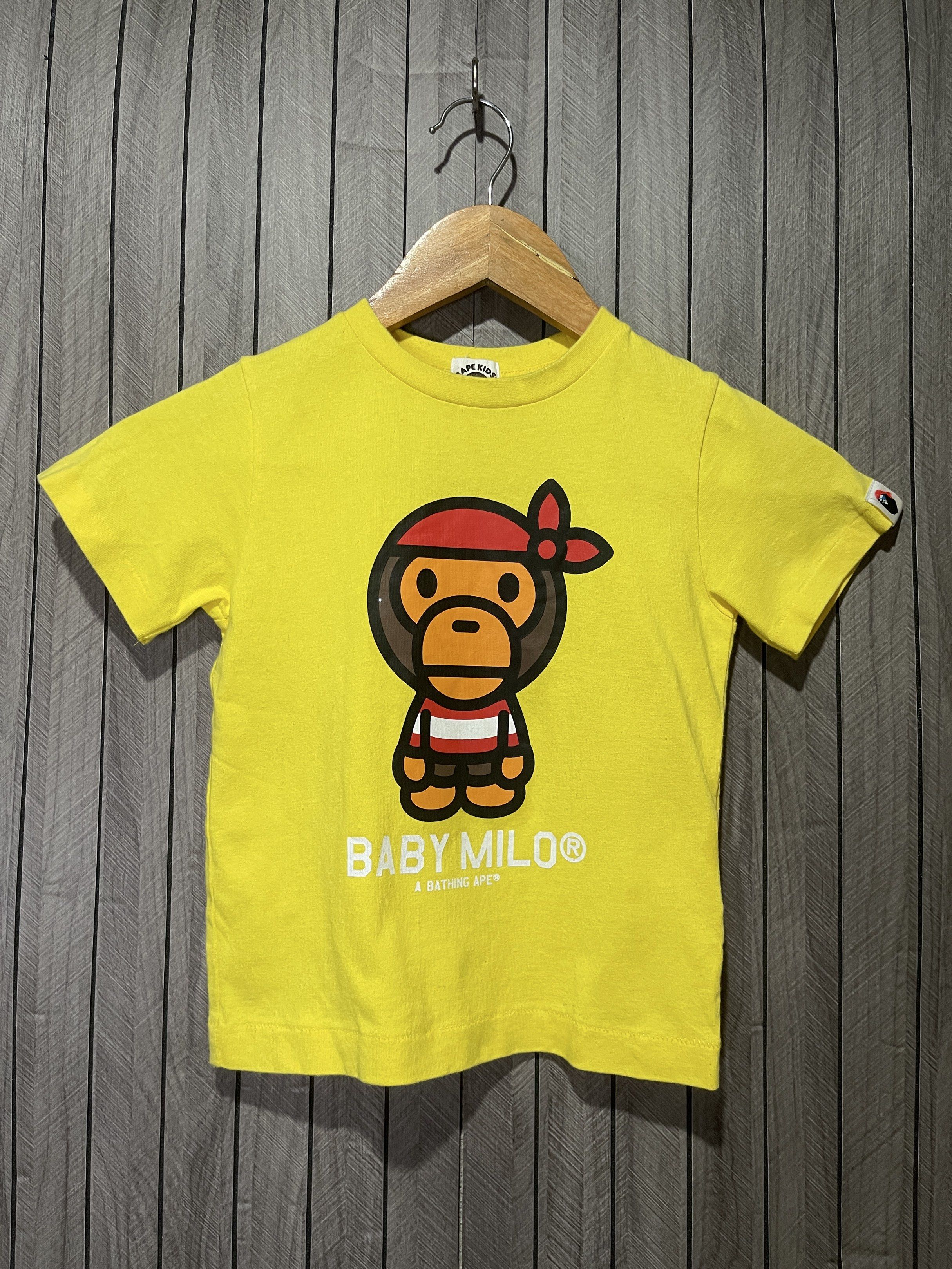 BAPE Baby Milo Pirates “Captain Milo Pirate” Kids Tee, Babies & Kids ...