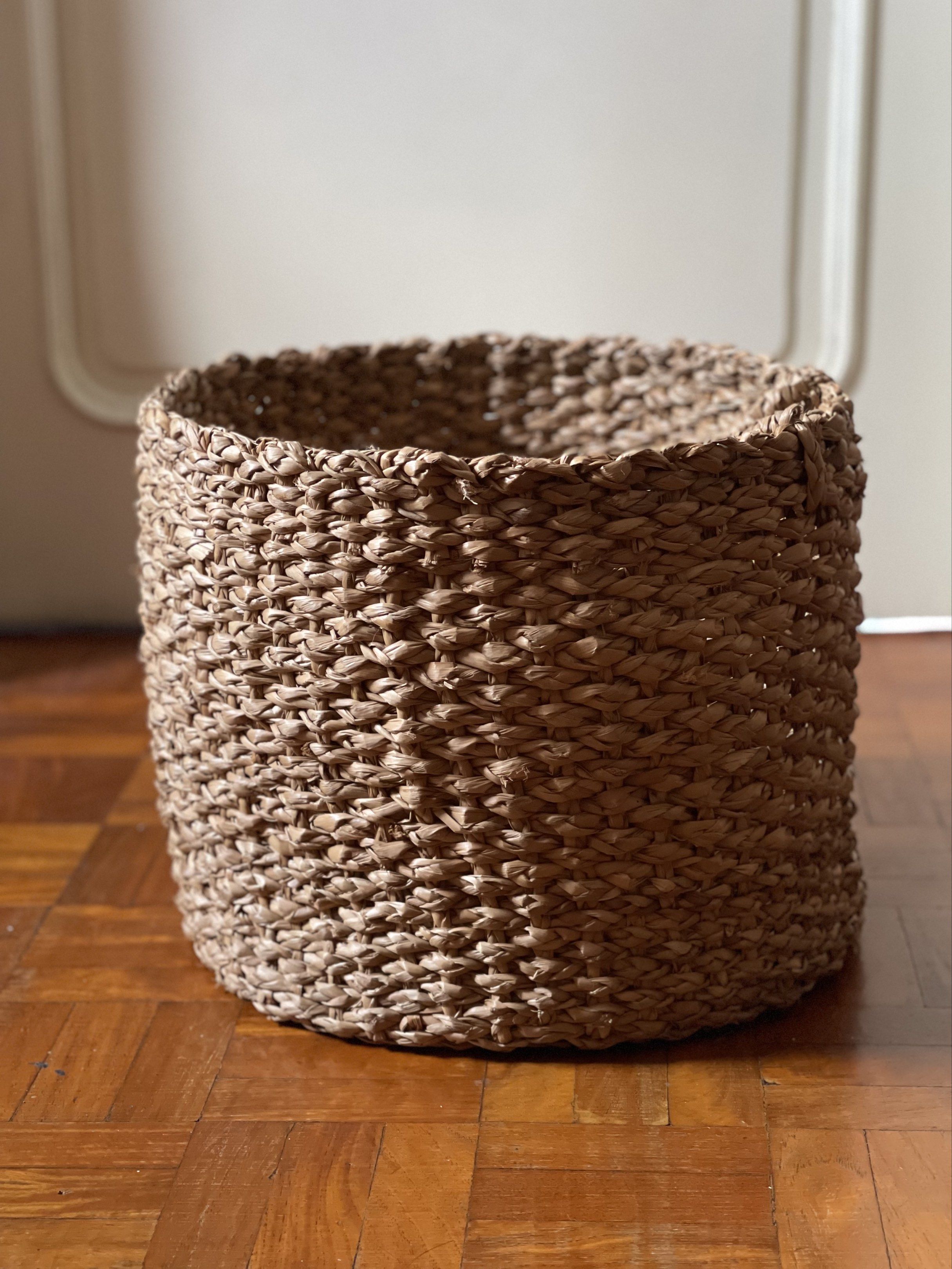 Big Woven Basket Hamper Laundry Basket Native Seagrass (Category: Storage Boxes & Baskets) located in Pasay City. Submitted by theclutterfree (Listing ID 1417240177, Image 1). Description: 12” Height x 15” diameter Big Native Woven Laundry Basket Can also be used as Plant pot basket.