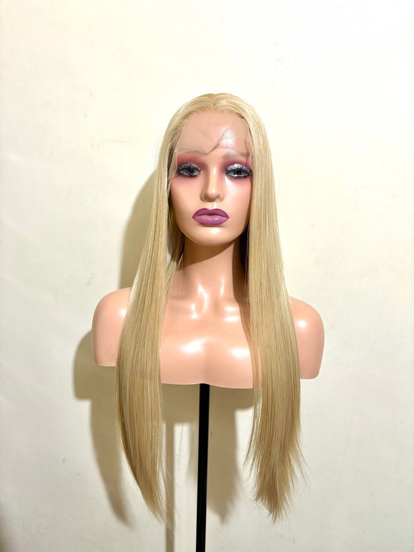 Blonde Lace Front Wig (Brand New!) (Category: Hair Accessories) located in Manila. Submitted by stellarwigs (Listing ID 1417389080, Image 2). Description: Blonde Lace Front Wig For Sale! Price: ₱1500 only! (brand new) ✅FREE PARTING (13x4) (30 Inches) ✅Can be curled or straightened and washed. ✅Futura Fiber Close to human hair. ✅Thick High Quality Hair. ✅What you see is what you get. ✅On Hand! Shipping available nationwide. ✅Same day delivery arou