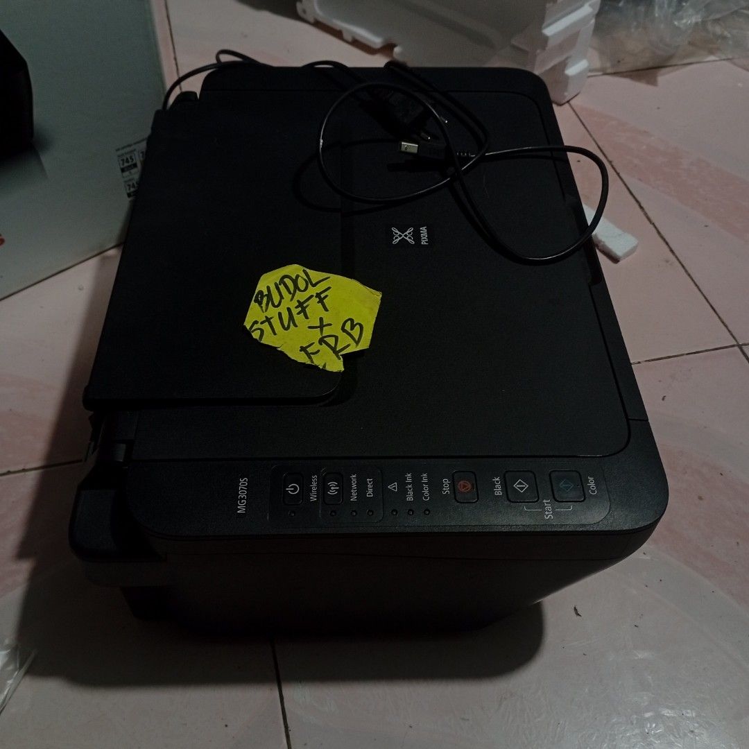 Canon PIXMA MG3070S All-in-One Printer (Category: Printers, Scanners & Copiers) located in Naga. Submitted by ErbsXBudolstuff (Listing ID 1417285969, Image 2). Description: Dm Php 4500 negotiable Ng kaunti For Sale Printer!! Canon pixma Mg3070s NO ISSUE!! brand new Condition Pwdi Check my Provided video din Po ako na Working Ang unit... RS. Hindi na ginagamit, Walang Sira, Sayang Lang at Naka stock sa bahay. -Estimated 2-3months palang nagagamit 