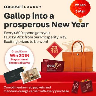 (Category: ) located in . Submitted by carousellluxury (Listing ID 1417279777, Image 1). Description: .