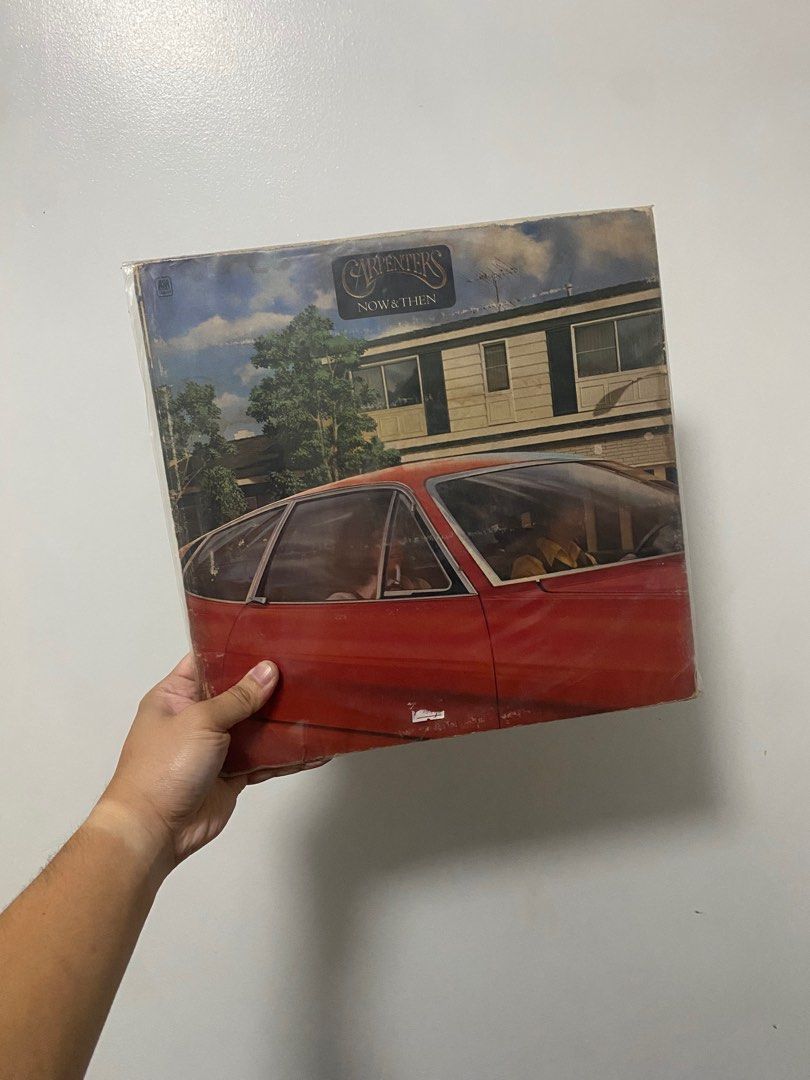 Carpenters - Now & Then Vinyl Record (Category: Vinyls) located in Manila. Submitted by regievalencia1996 (Listing ID 1417232082, Image 1). Description: - Artist: The Carpenters - Album: Now & Then - Format: Vinyl Record - Packaging: Original - Label: A&M Records - Cover Art: Features a red car.