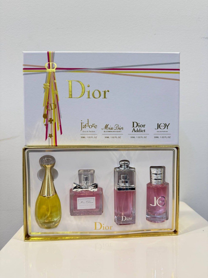DIOR SET 4IN1 (4X30ML) GOLD BOX, Beauty & Personal Care, Fragrance ...